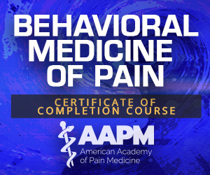 Behavioral Medicine of Pain