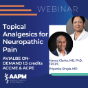 Graphic of Topical Analgesics for Neuropathic Pain and instructors