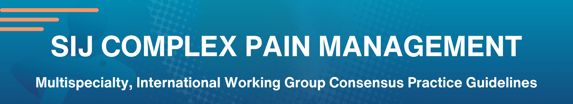 Graphic header for SIJ Complex Pain Guideline