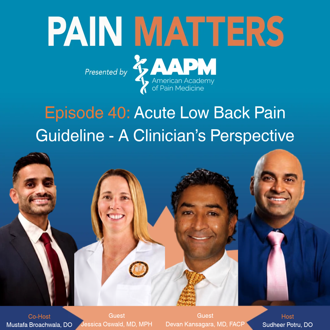 Episode 40 - Acute Low Back Pain Guideline - A Clinician's Perspective