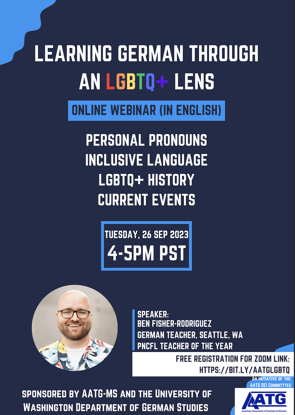 LGBTQ+ Lens Flyer