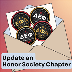 Reactivate/Update a National German Honor Society Chapter