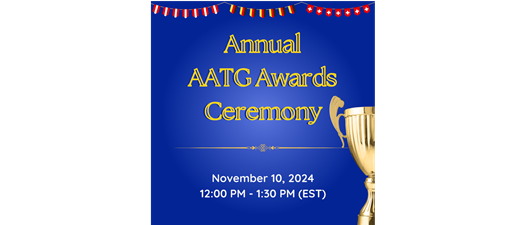 2024 AATG Online Awards Ceremony