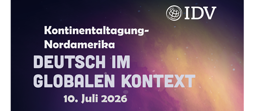 IDV Kontinentaltagung Nordamerika 2026