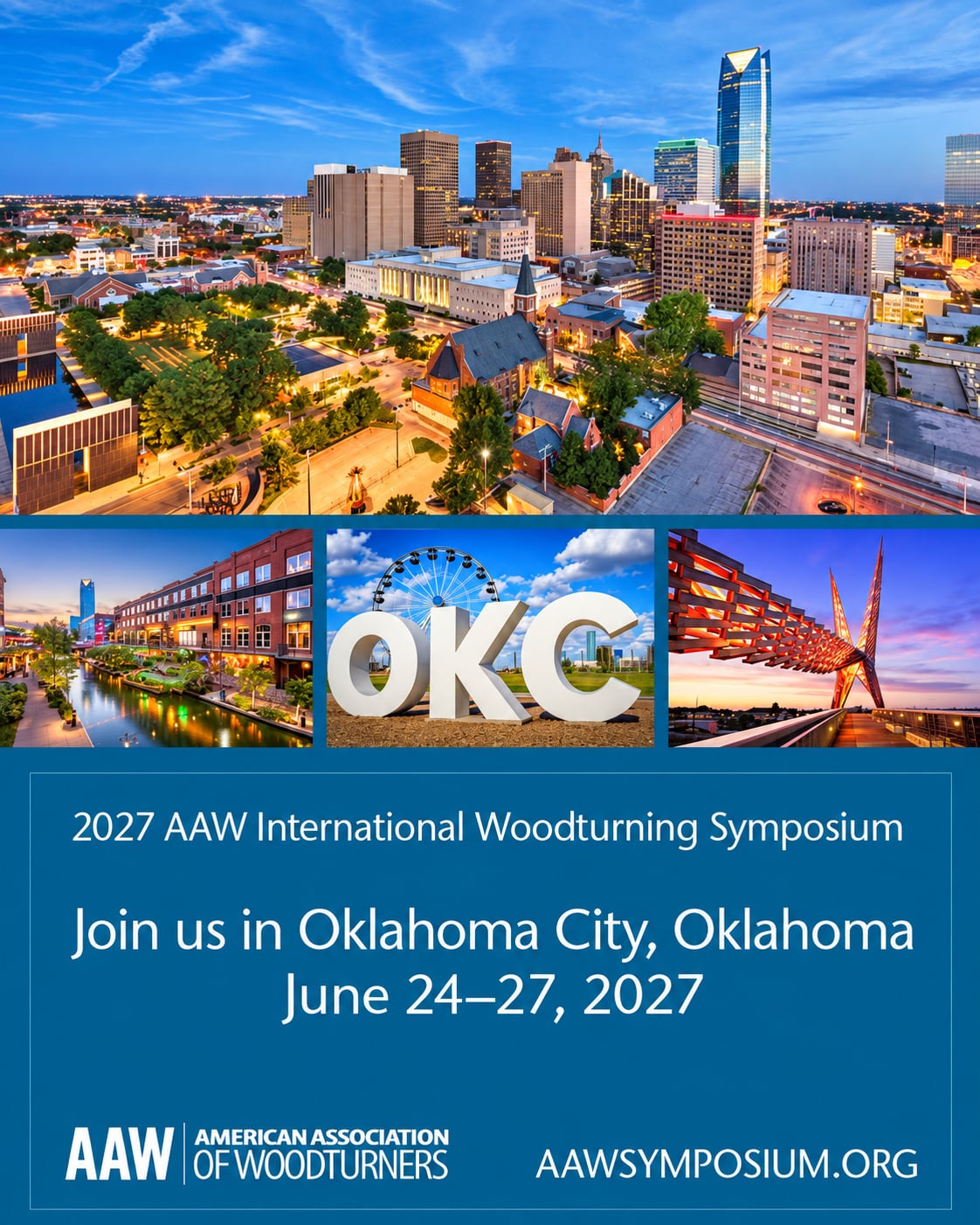 2027 AAW International Woodturning Symposium Flyer