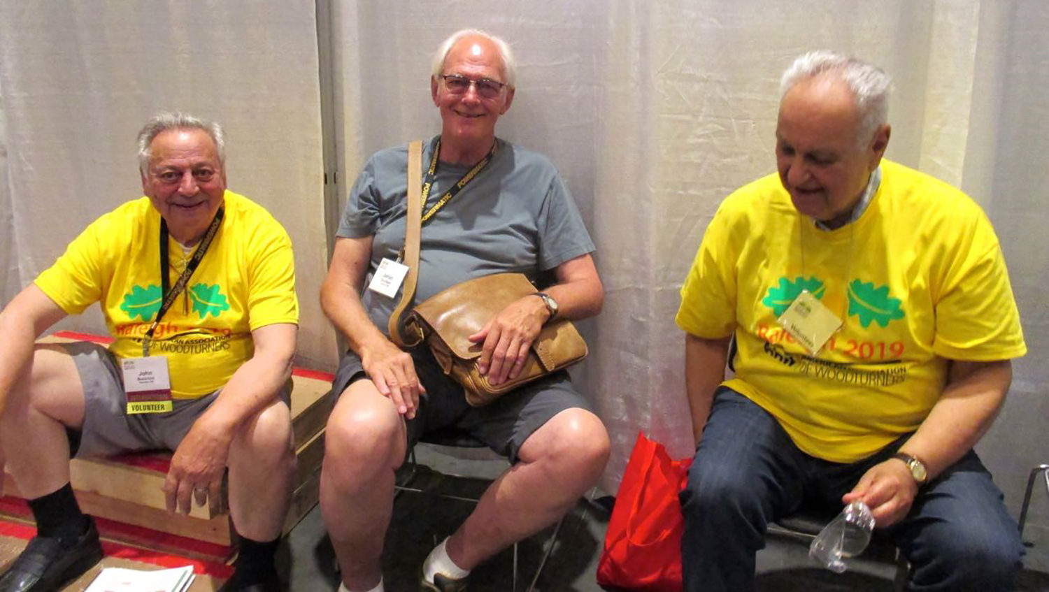 John Buccioni, Johan Geurtsen and Allan Cooper ready to help out if needed