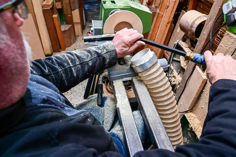 Cupped carbide tipped tools require slightly different presentation angles that can help with a more comfortable posture