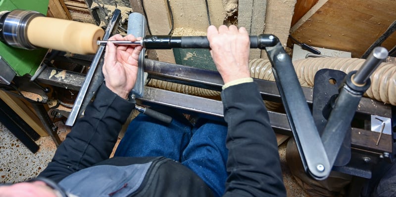 Hollowing rigs used in conjunction with carbide tools take much of the strain out of almost all hollowing operations