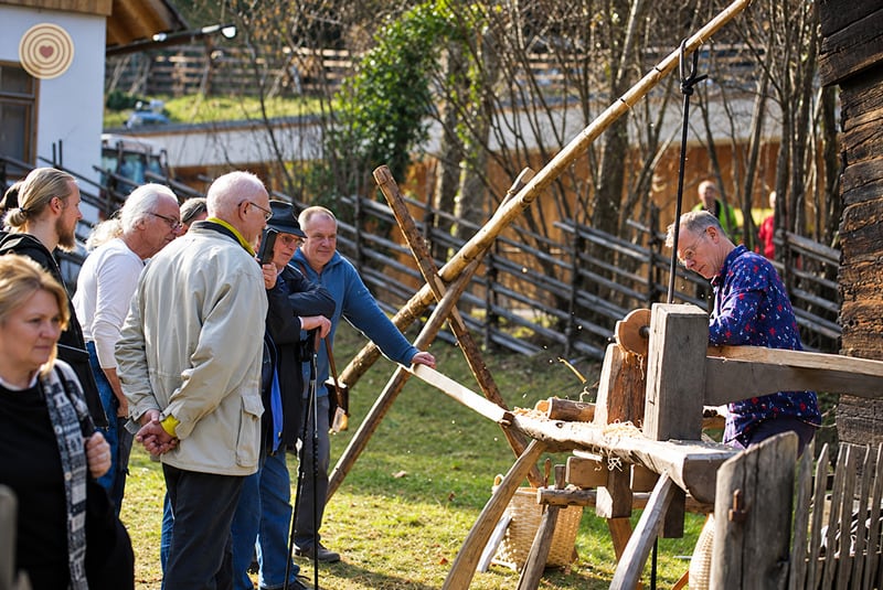 2019 World Wood Day woodturning demonstration in Austria