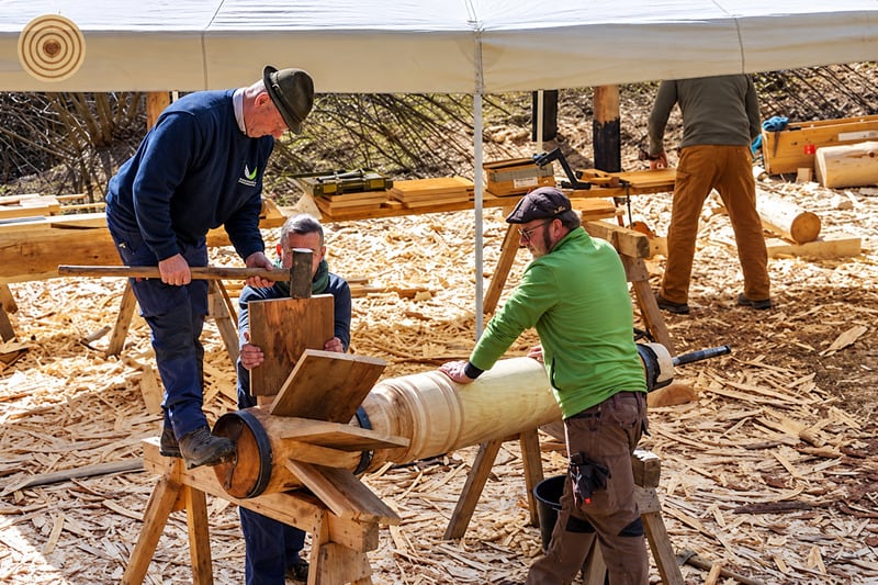 2019 Stockmuehle watermill reconstruction