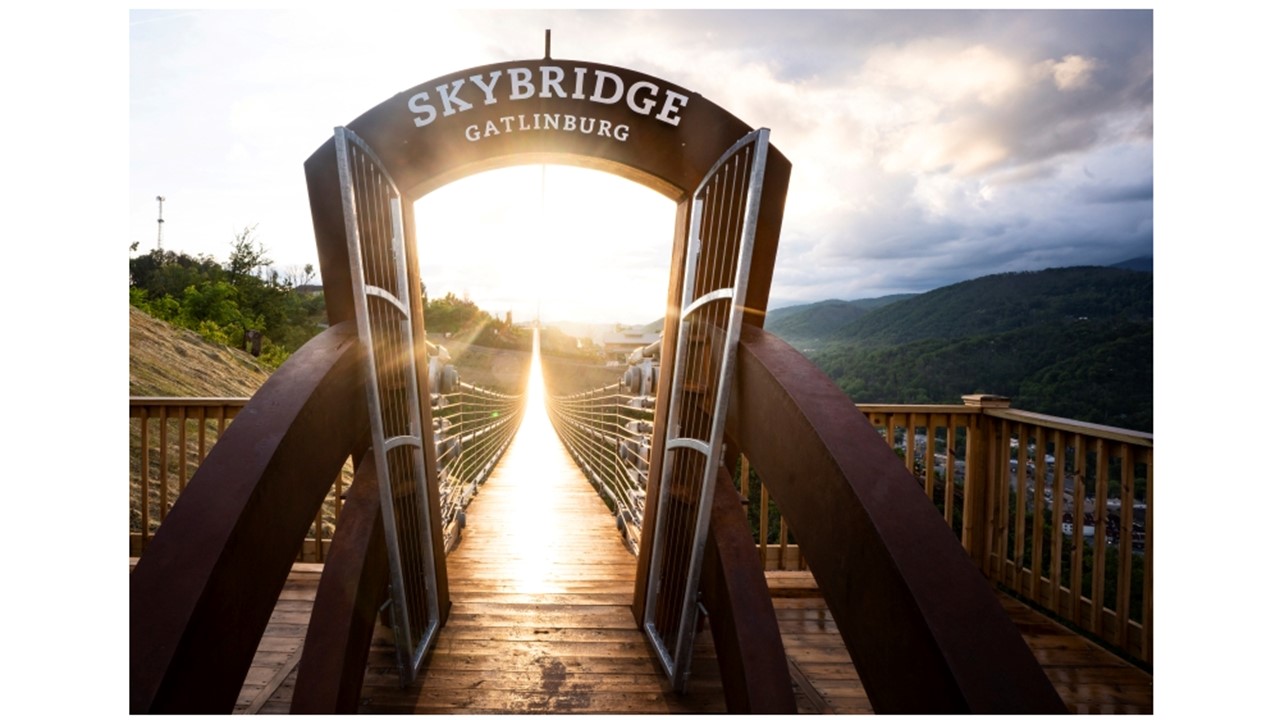 Gatlinburg SkyBridge - the longest simple suspension bridge in North America.