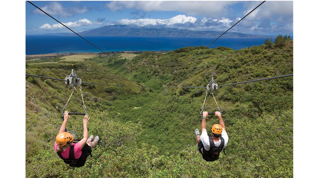 Kapalua Adventures - Maui's only all dual zipline course, designed and built by ERi.