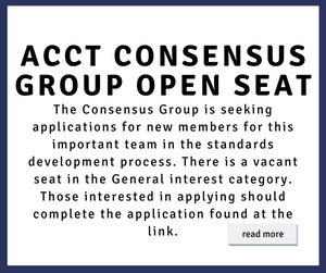 Consensus Group open slot in the General Interest Category