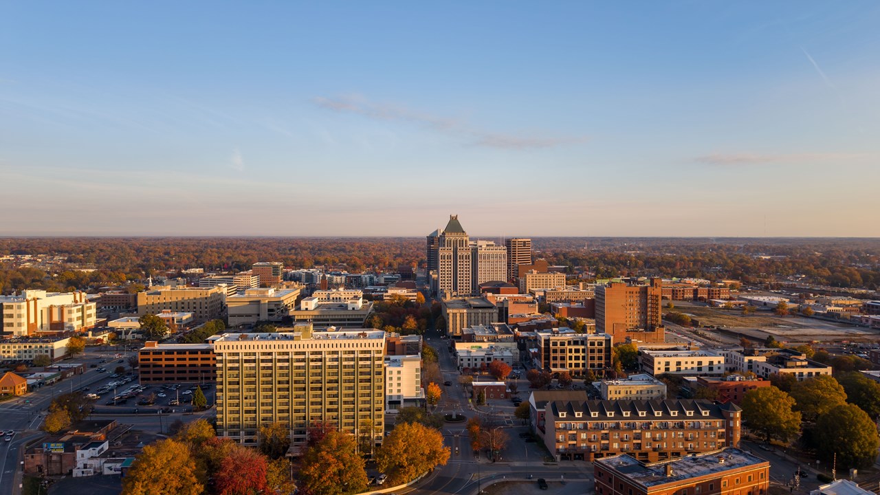 Aerial View of Downtown