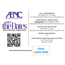 26-27 AENC Save The Date Postcard Sponsor
