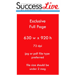 Success by Association LIVE Advertising - Full Page (1 of 6 Run Dates)