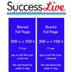 Success by Association LIVE Advertising - Half Page (1 of 10 Run Dates)
