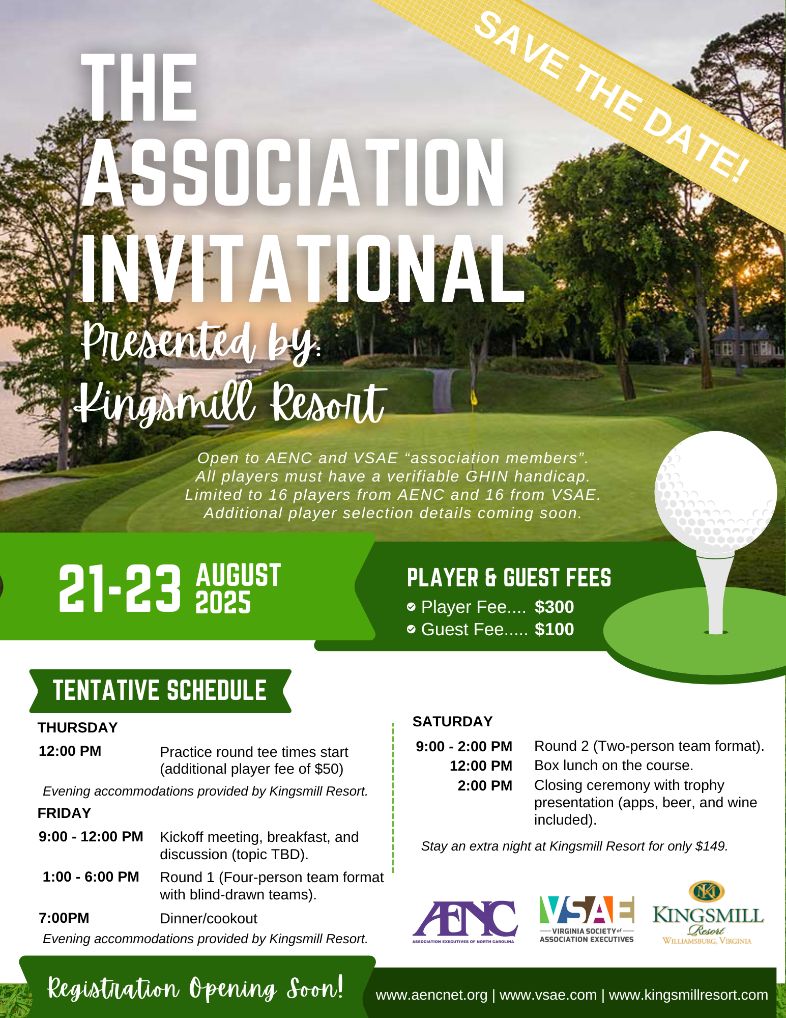 Association Invitational Flyer