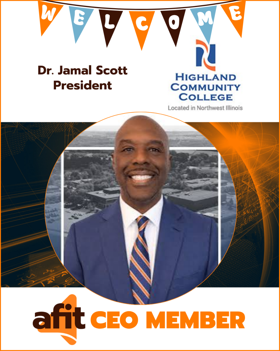 AFIT welcomes Dr. Jamal Scott, President of Highland Community College 