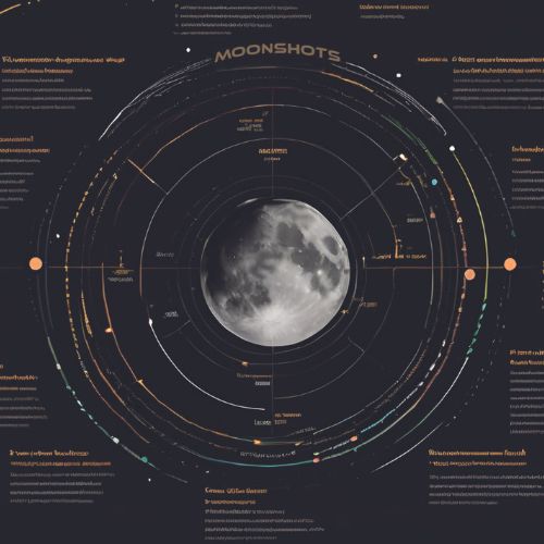 moon generated by ai with futuristic nonsense text