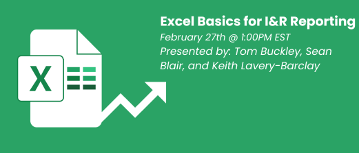 Excel Basics for I&R Reporting