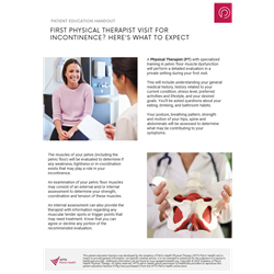 Incontinence Visit? What to Expect Handout (Digital)