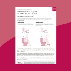 Proper Toileting Posture Handout (Digital)