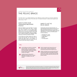 The Pelvic Brace Handout (Digital)