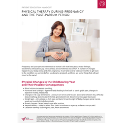 Physical Therapy During Pregnancy & Postpartum Period Handout (Digital)