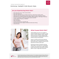 Physical Therapy for Pelvic Pain Handout (Digital)
