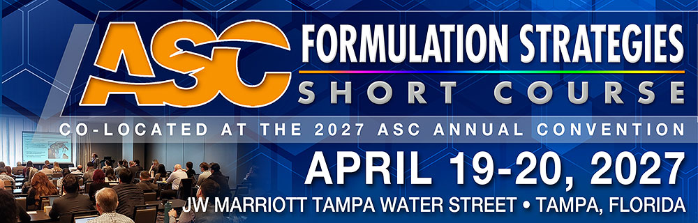 2027 Formulation Strategies Short Course