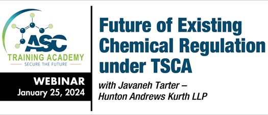 Future of Existing Chemical Regulation under TSCA