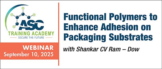 Functional Polymers to Enhance Adhesion on Packaging Substrates