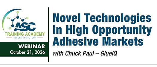Novel Technologies in High Opportunity Adhesive  Markets