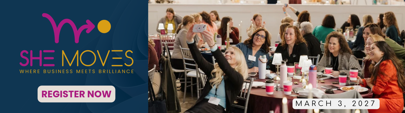 SheMoves — Register now for March 3, 2027