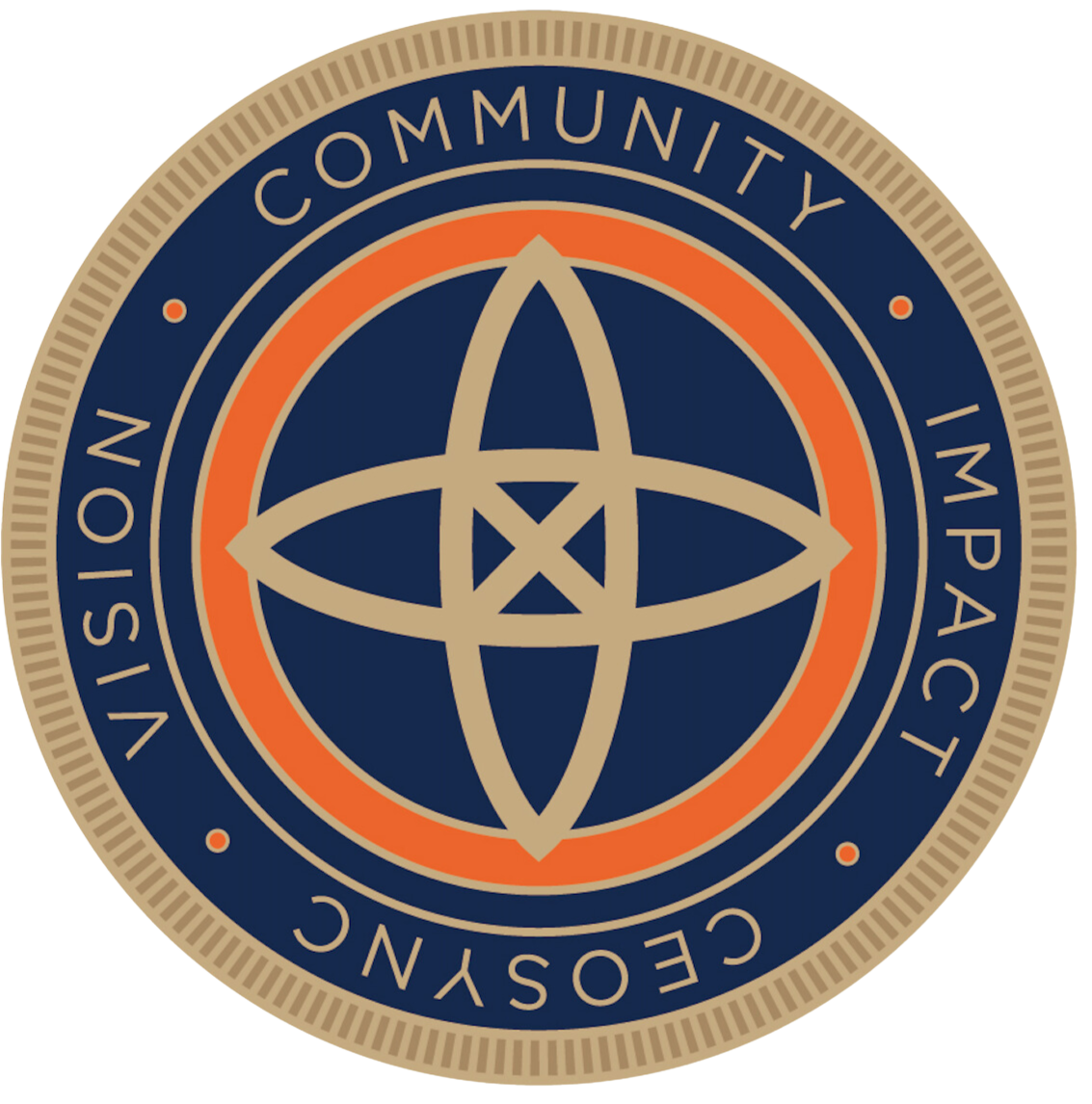 CEOSync crest representing community, impact, and vision