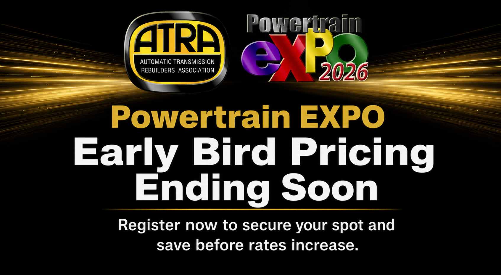 Powertrain EXPO Early Bird Pricing