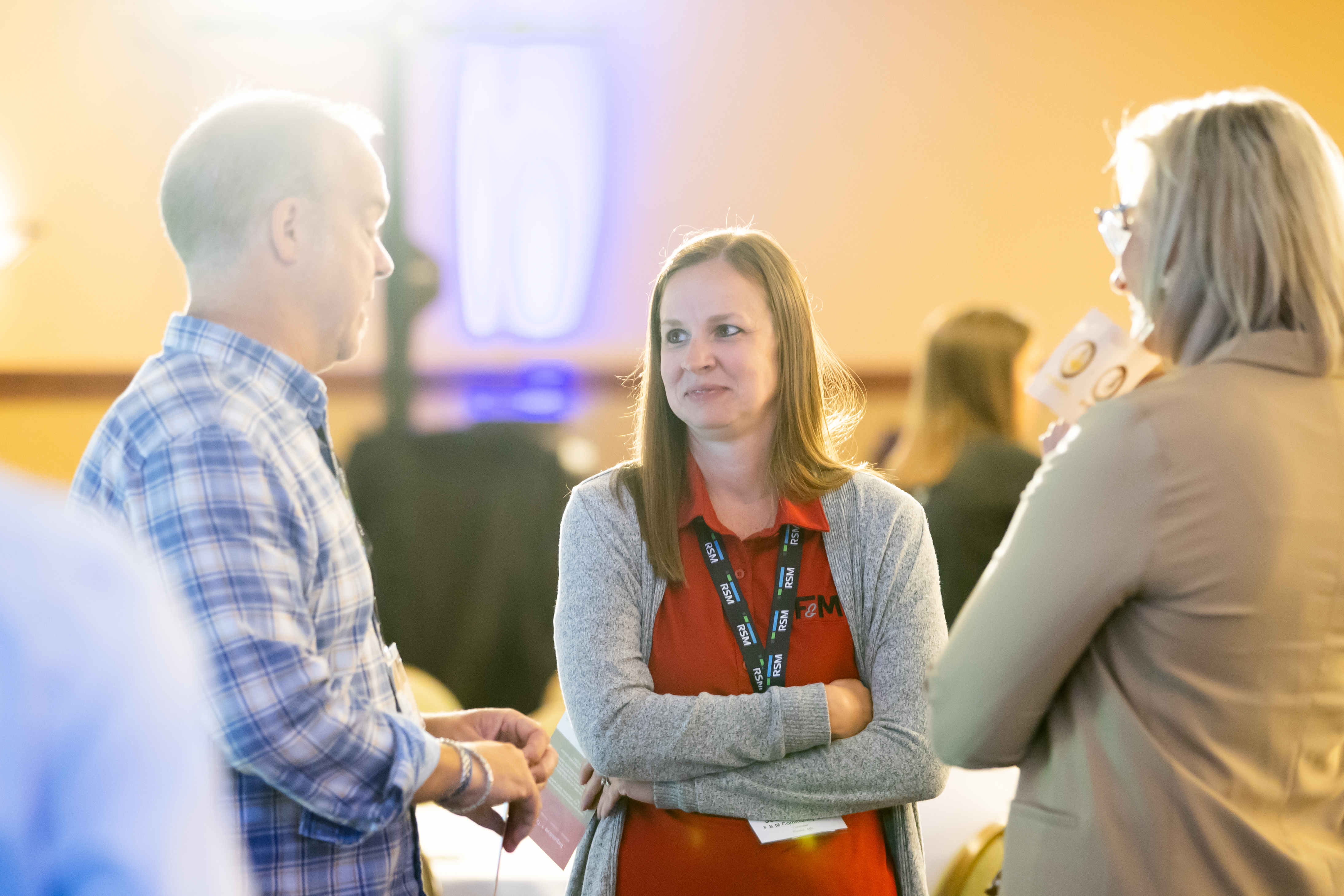 Community bankers connecting at a BankIn Minnesota event