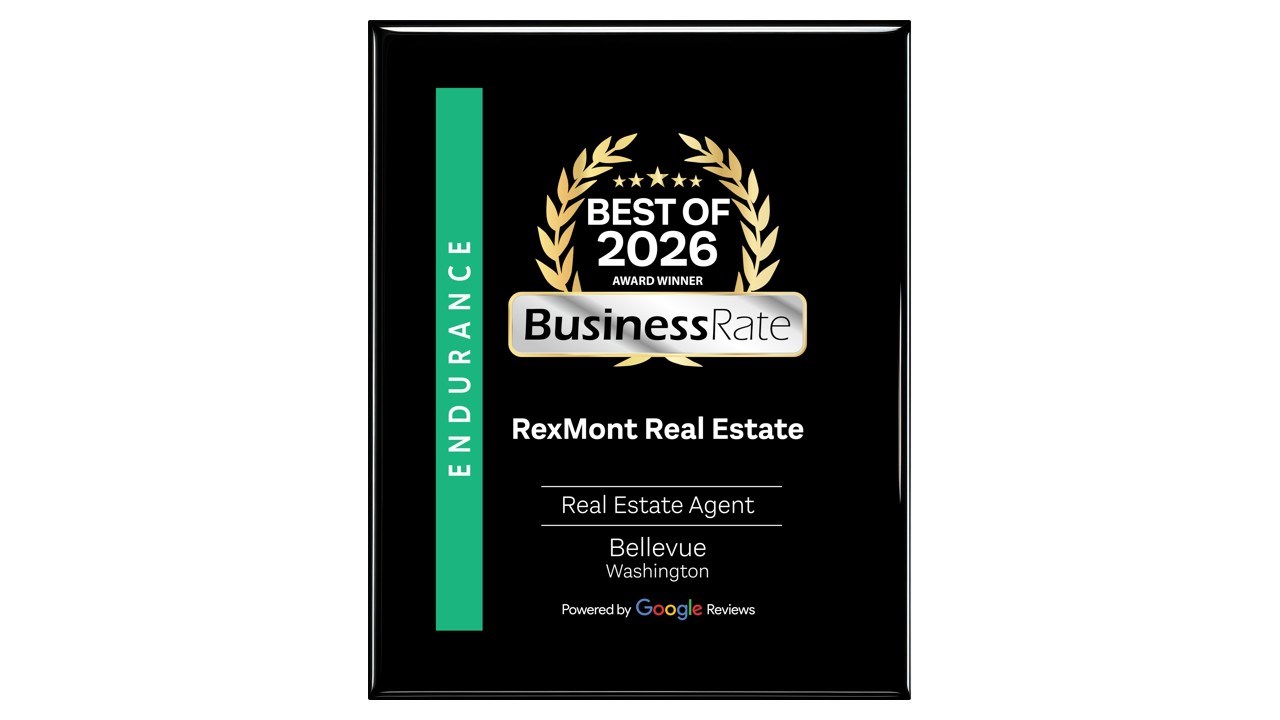 BusinessRate Best of 2026 — RexMont Real Estate, 1,241 five-star Google reviews