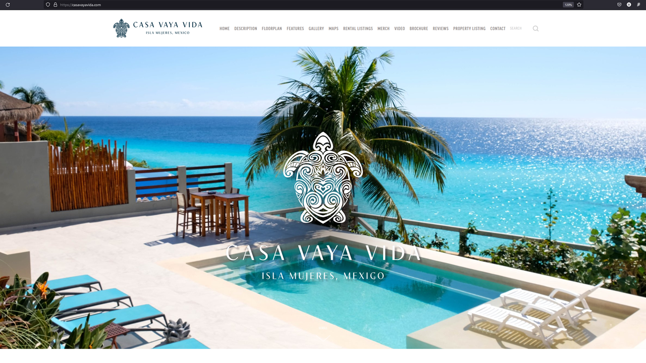 Casa Vaya Vida Logo and Website
