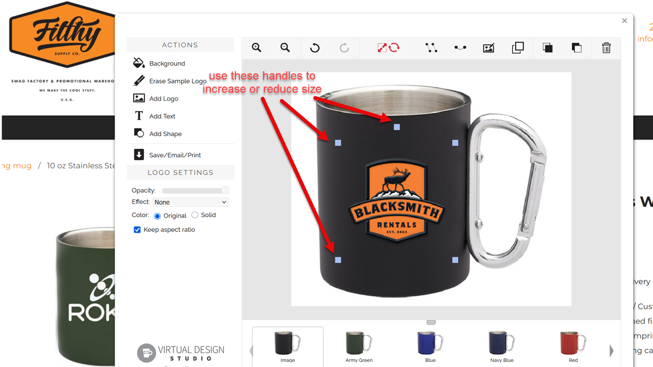 Custom Mockup Generator STEP THREE