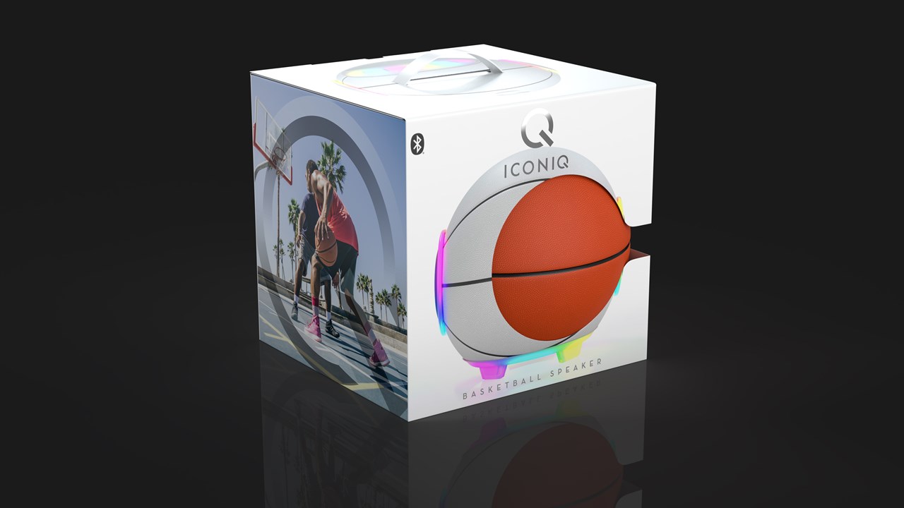 Die Cut Speaker Packaging Front Left View