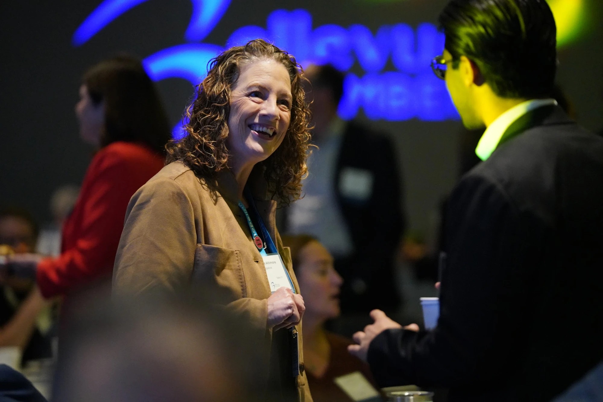 Attendees connecting at a Bellevue Chamber event