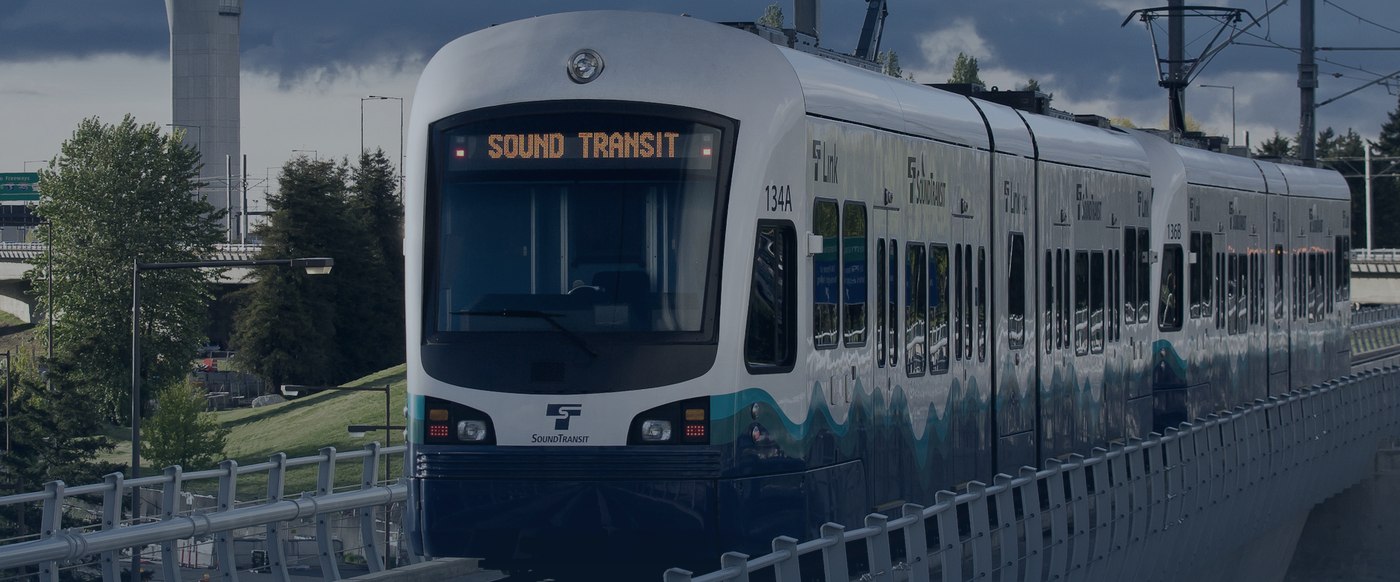 Link light rail train