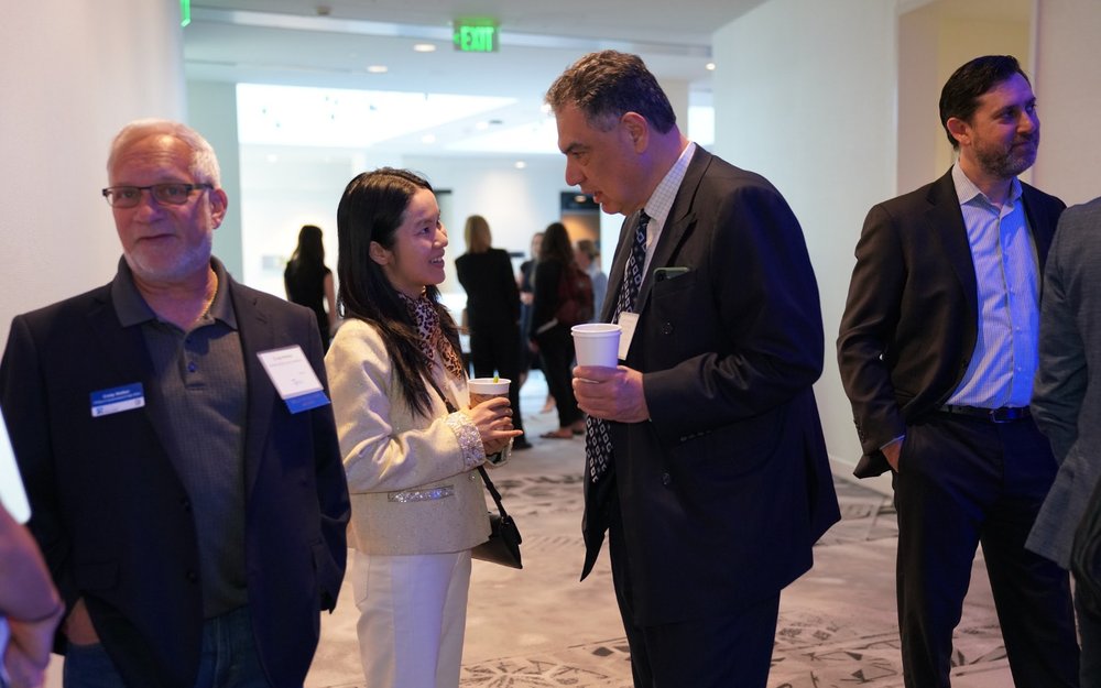 Guests networking before a Chamber Lunch
