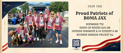 Wounded Warrior Carry Forward: Proud Patriots of BOMA JAX 