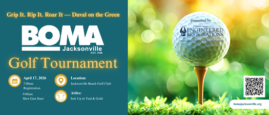 2026 BOMA Jacksonville Golf Tournament  Sponsored by Engineered Restorations