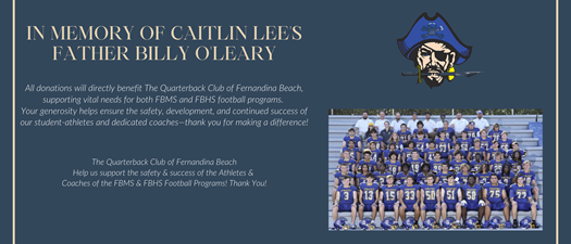 In Memory of Caitlin Lee's Father Billy O'Leary