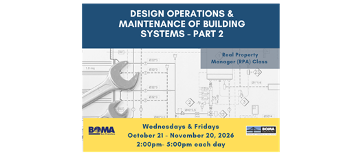RPA | Design, Ops & Maintenance of Bldg Systems 2 - 2026