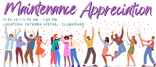 11.5.25 Maintenance Appreciation